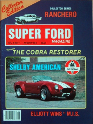 SUPER FORD 1984 AUG - SHELBY SPECIAL, DAYTONA COUPE #7